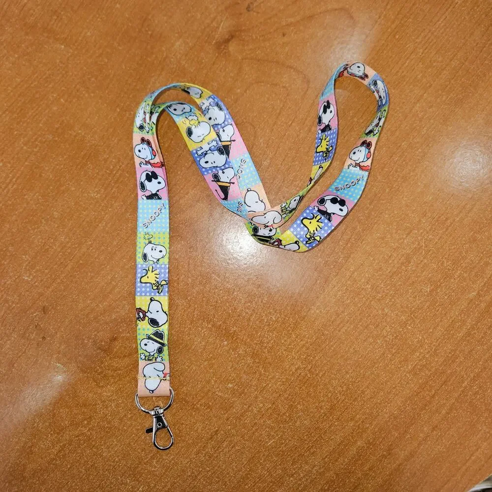 Snoopy Lanyard A Patchwork of Peanuts Personality